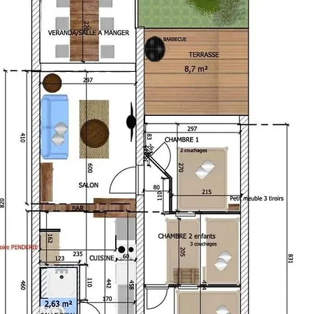 Apartment Spacieux Avec Jardin A 500 Des Plages *